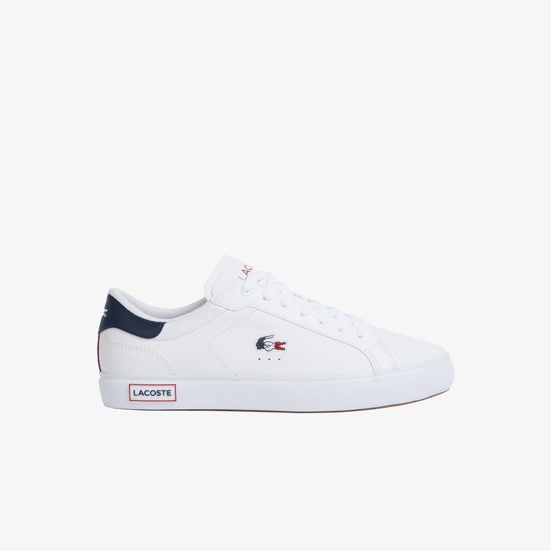 Men's Powercourt Tricolor Leather Trainers