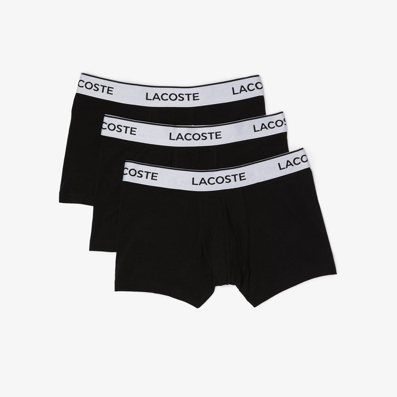 Men's Lacoste Contrast Waistband Trunk Three-Pack