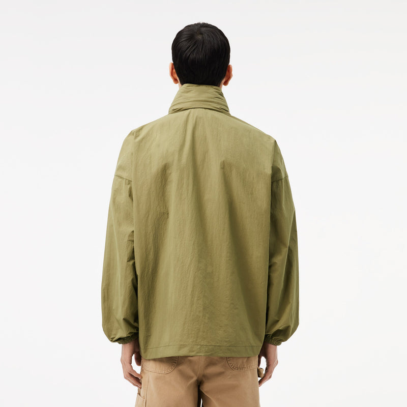 Water-Repellent Removable Hood Windbreaker