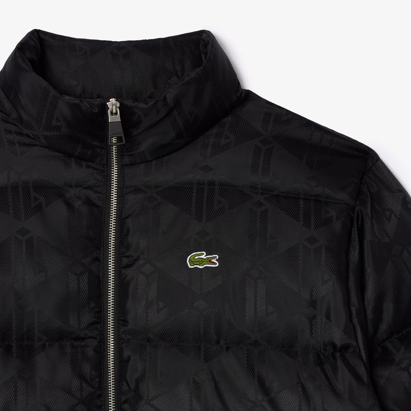 Water-Repellent Monogram Jacquard Down Jacket