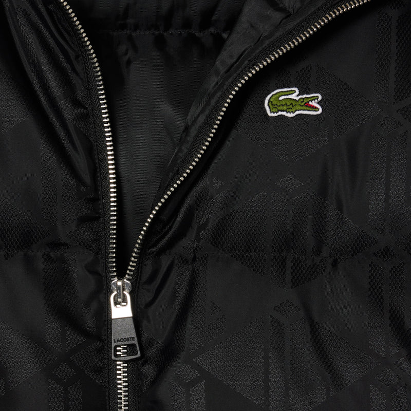 Water-Repellent Monogram Jacquard Down Jacket