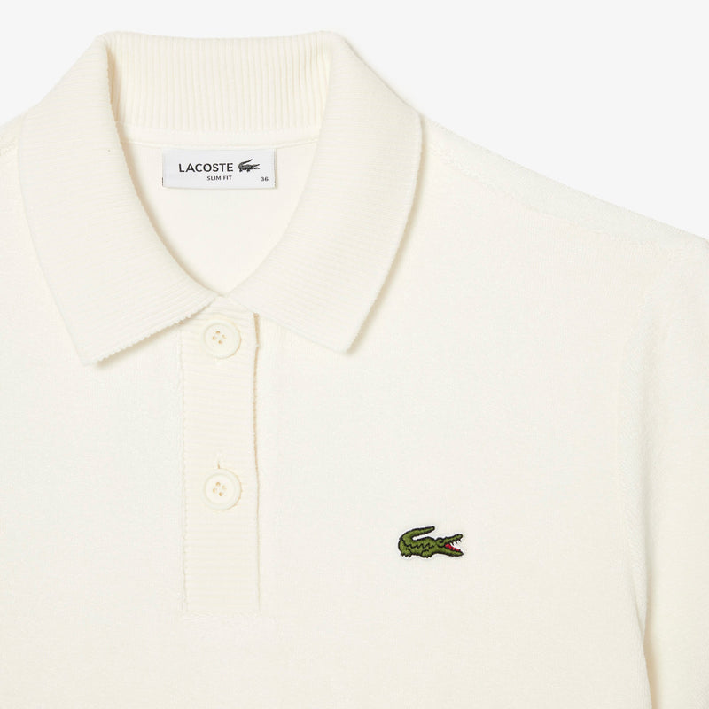 Women’s Lacoste Slim Fit Organic Cotton Terry Polo Shirt