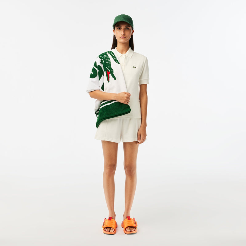 Women’s Lacoste Slim Fit Organic Cotton Terry Polo Shirt