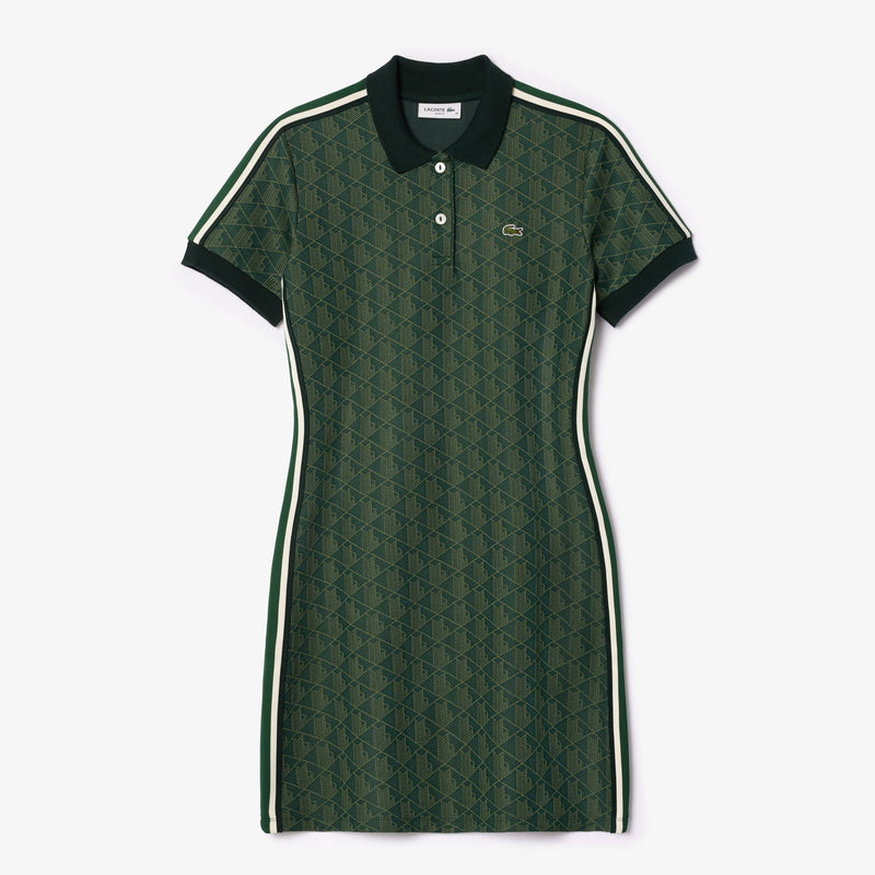 Slim Fit Monogram Polo Dress