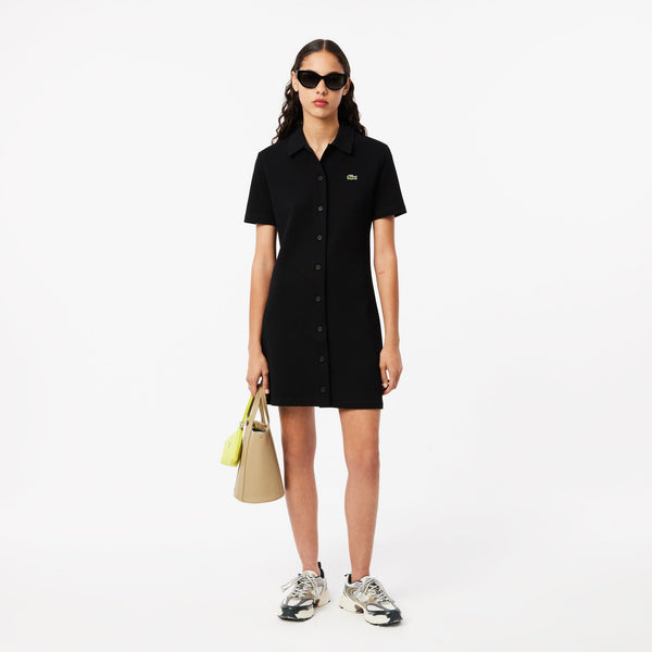 Women’s Lacoste Organic Cotton Buttoned Polo Dress