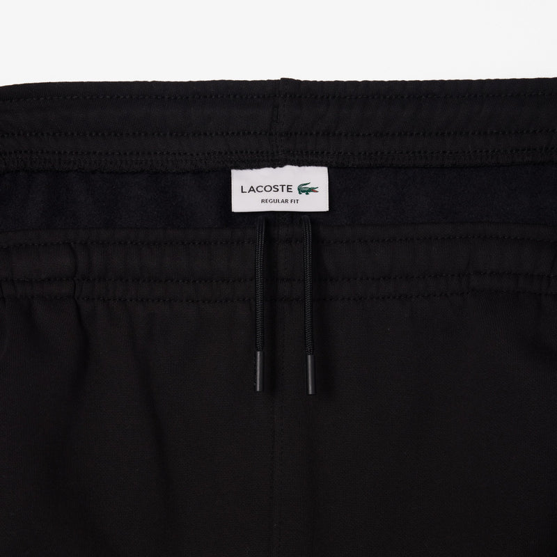 Logo Stripe Fleece Jogger Shorts