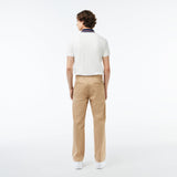 Monogram Print Straight Cut Chinos