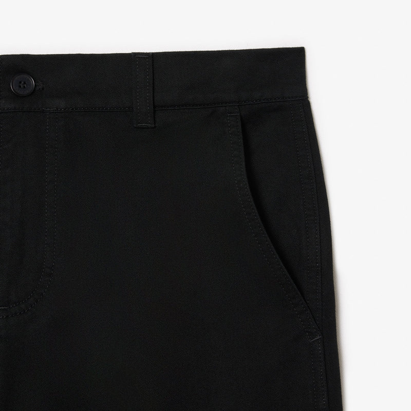 Straight Cut Cotton Cargo Pants