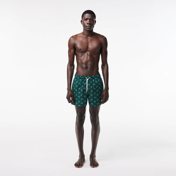 Crocodile Print Swim Trunks