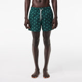 Crocodile Print Swim Trunks