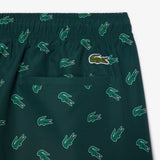 Crocodile Print Swim Trunks