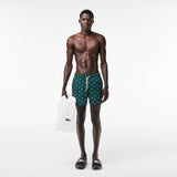 Crocodile Print Swim Trunks