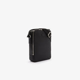 Unisex Chantaco Matte Stitched Leather Vertical Camera Bag