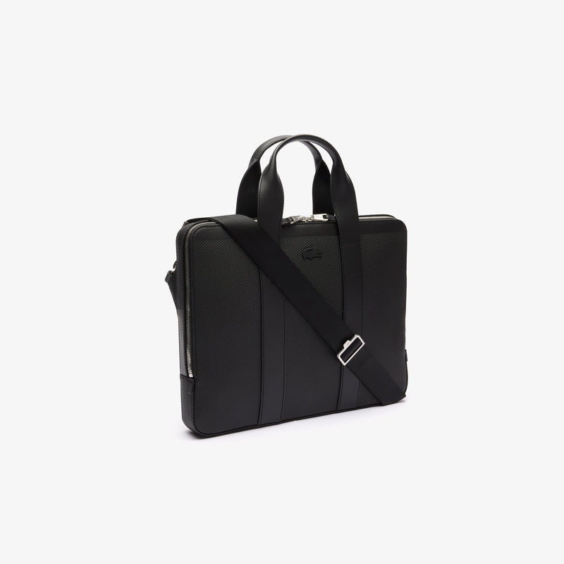 Men's Chantaco Piqué Leather Extra Slim Computer Bag