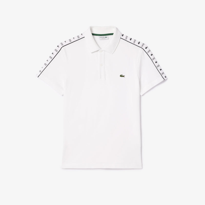 Contrast Stripe Piqué Polo Shirt