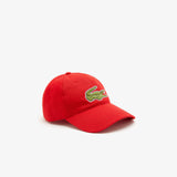 Unisex Lacoste Adjustable Organic Cotton Twill Cap