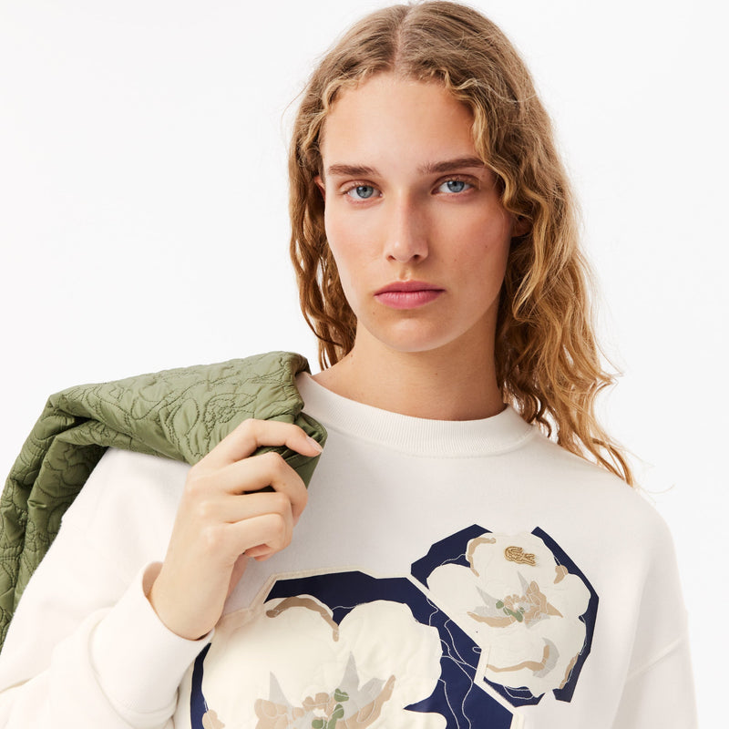 Oversized Flower Sweatshirt