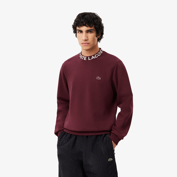 Graphic Jacquard Crew Neck Sweatshirt