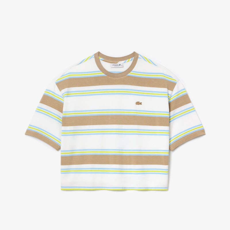 Oversized Fluid Stripe Jersey T-shirt