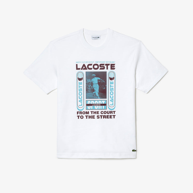 Relaxed Fit René Lacoste Print T-shirt